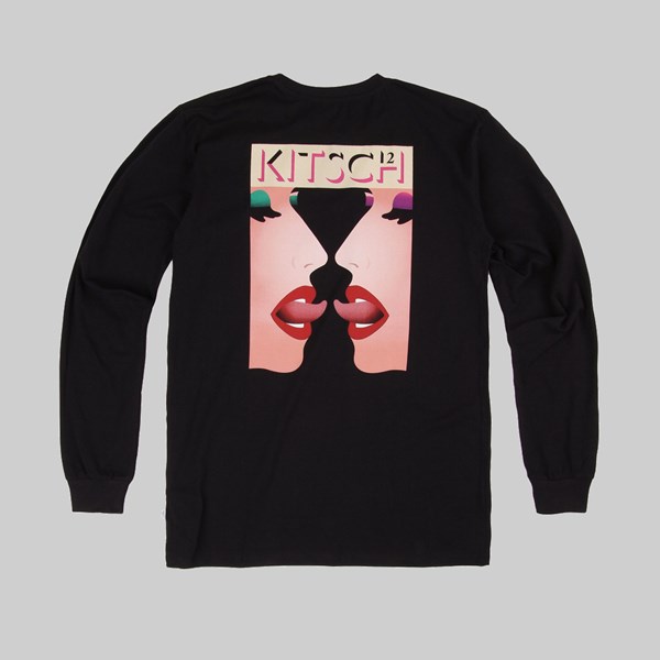 POST DETAILS KITSCH TWO LONG SLEEVE TEE BLACK  